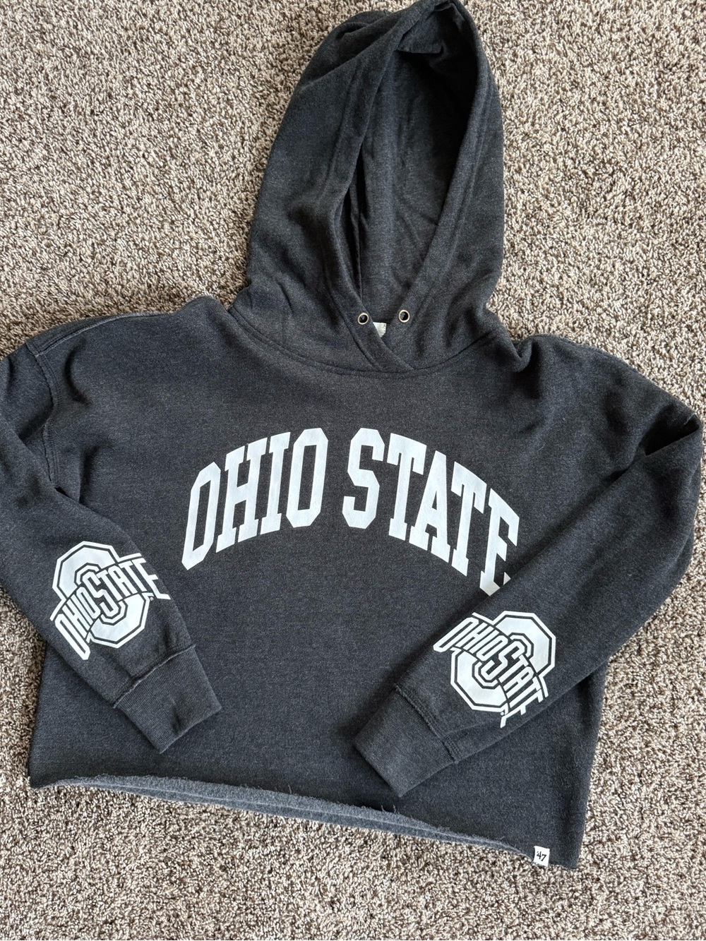 ‘47 Brand Ohio State Cropped Hoodie